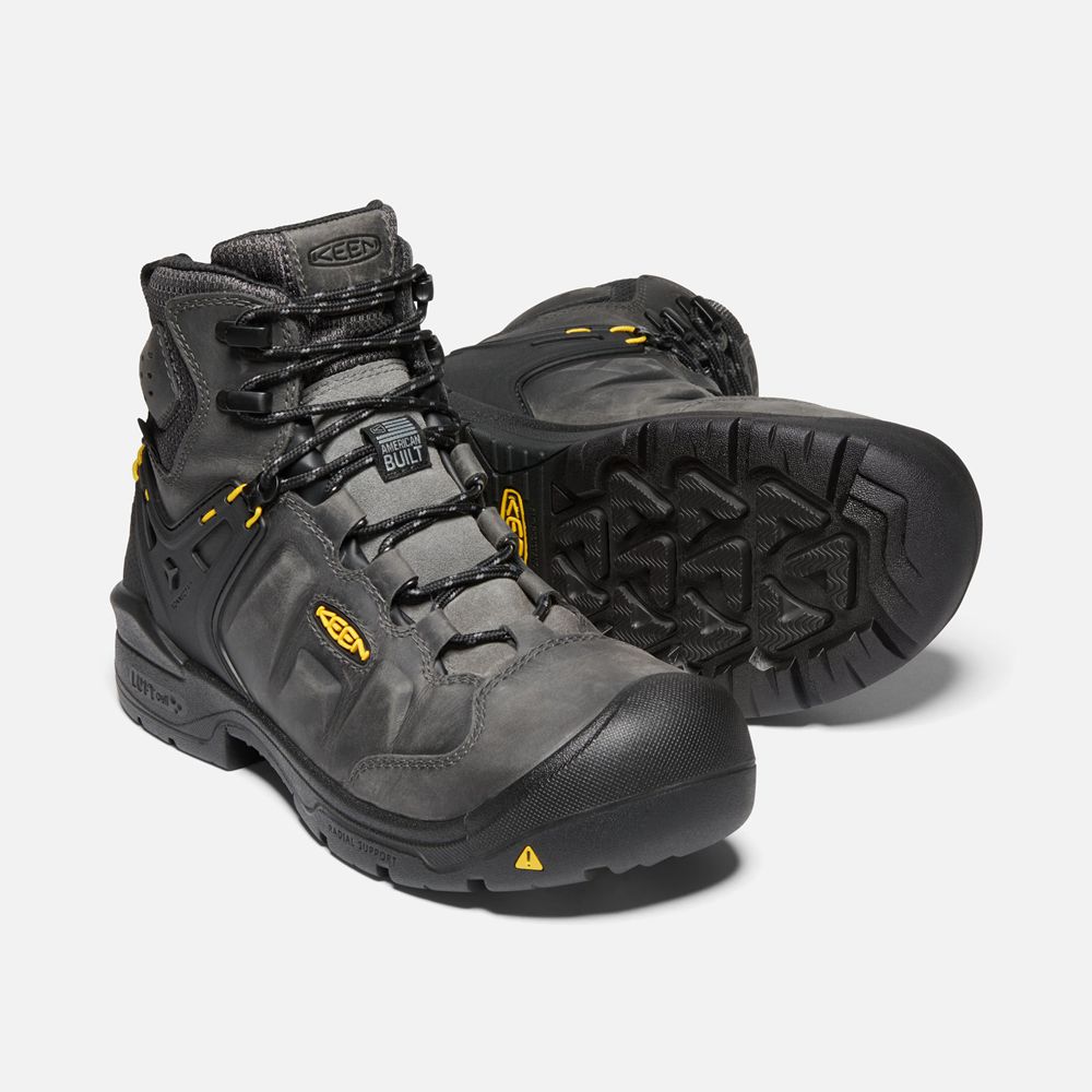 Keen Trekking Bot Erkek Siyah - Dover 6\" Wp (Carbon-Fiber Toe) - Türkiye SJPT60798